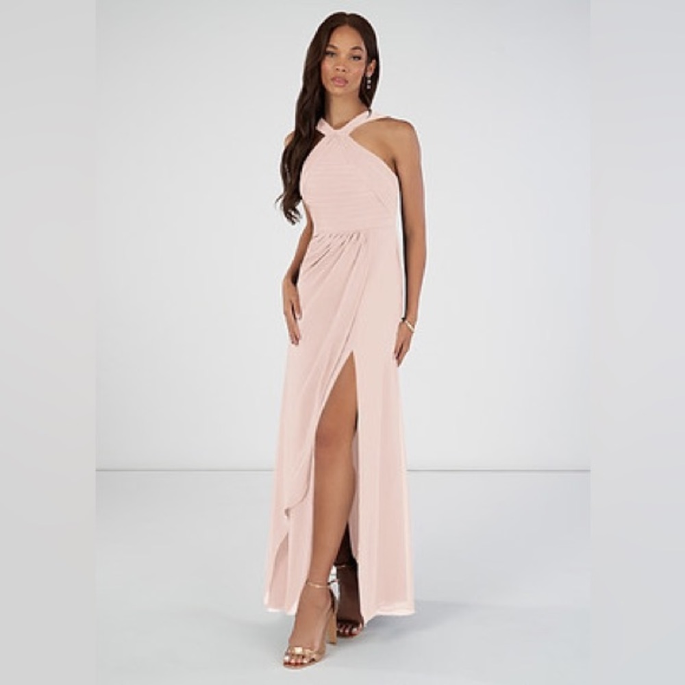 Azazie Mellie Bridesmaid dress - rose petal